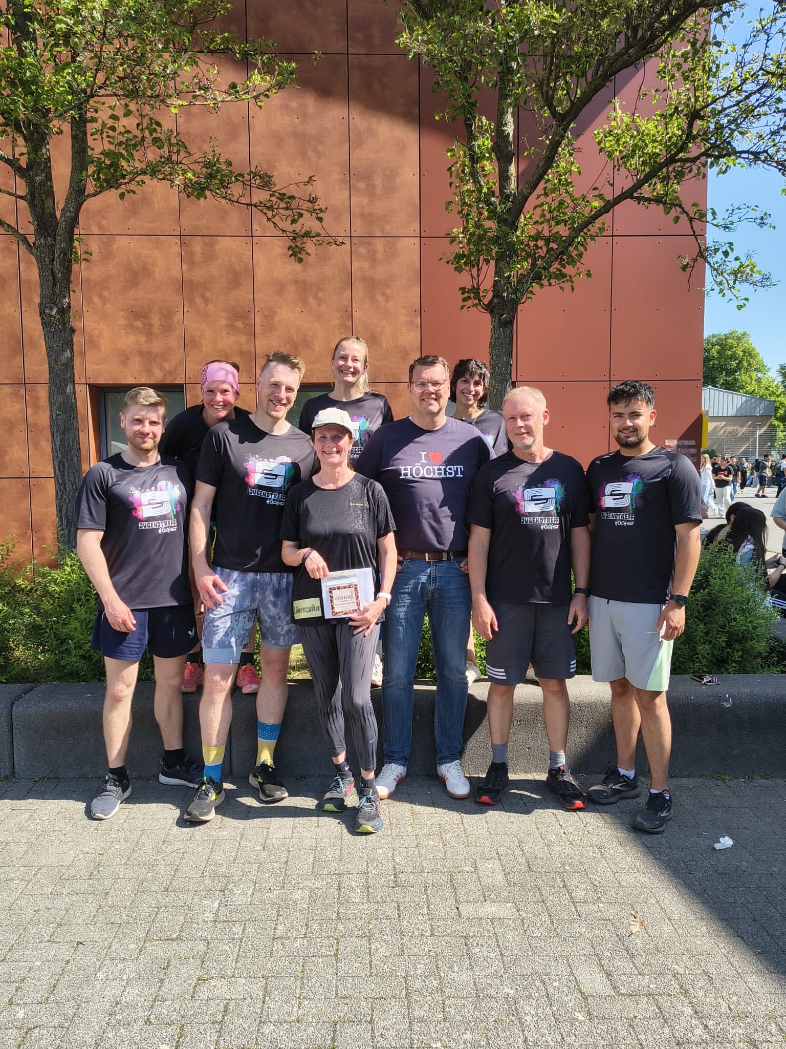 Team des Jugendtreffs der Gemeinde Höchst i. Odw.