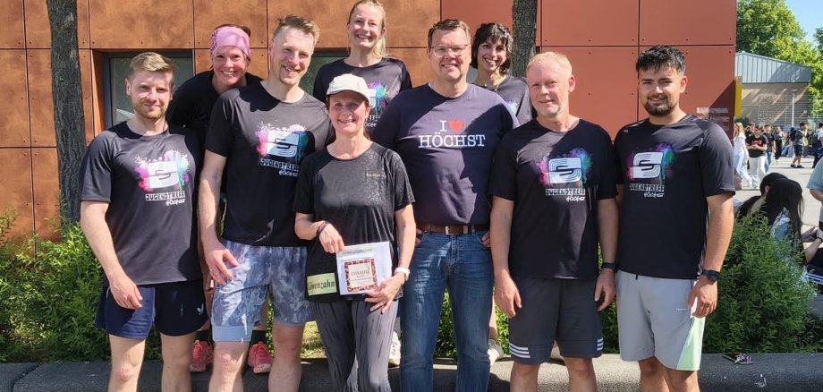 Team des Jugendtreffs der Gemeinde Höchst i. Odw.
